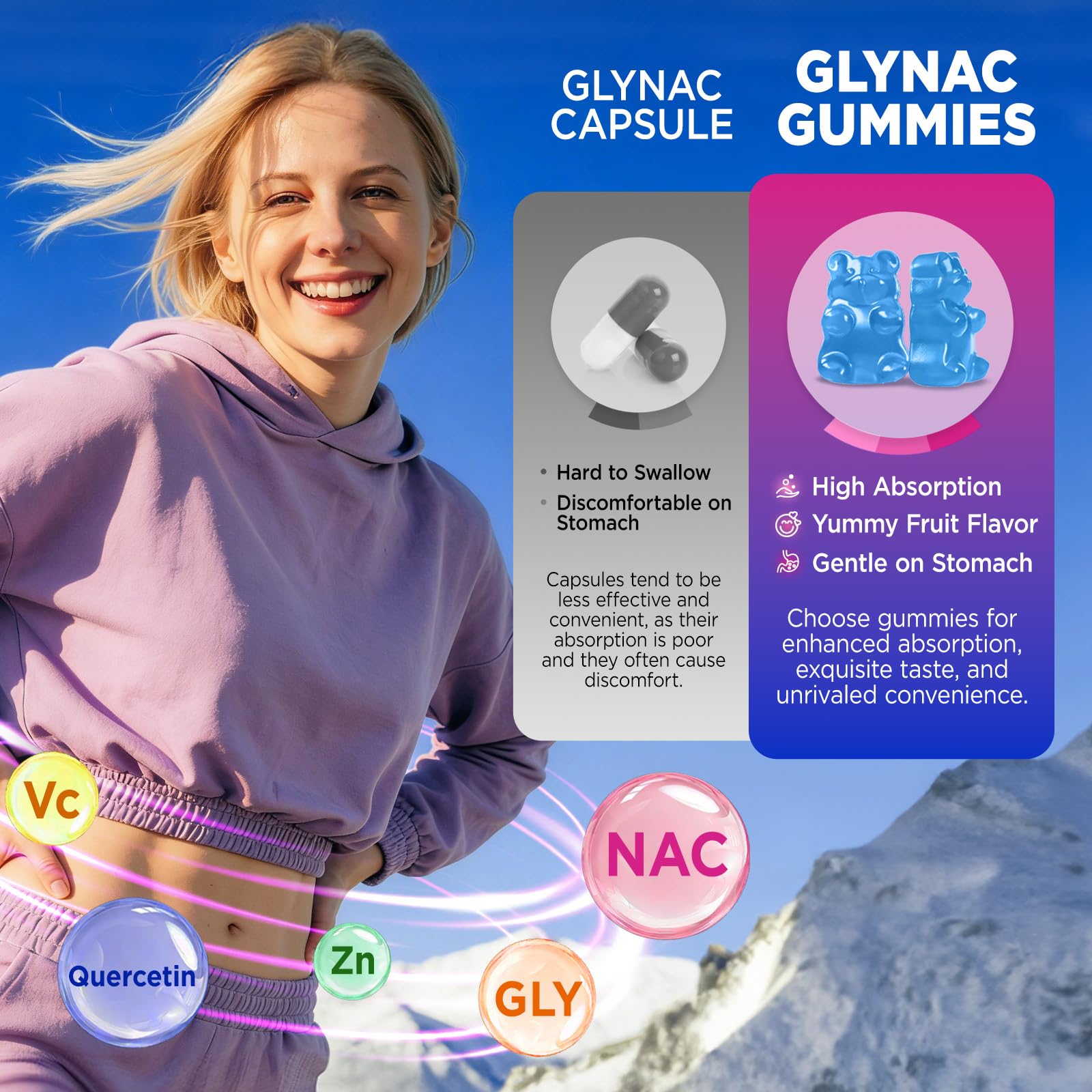 can glutathione cause stomach pain Amazon.com: GREABBY Glynac Gummies, Glycine & N-Acetyl Cysteine Supplement  for Adults, with Quercetin, Vitamin C & Zinc, Liver & Cellular Support,  Glutathione Production, 60 Count : Health & Household