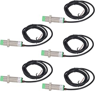 Proximity Switch, 5Pcs Normally Open Proximity Switch 2 Wire 68Hz Response Frequency M18x1 Thread Proximity Sensor AC90â€‘250V, Infrared