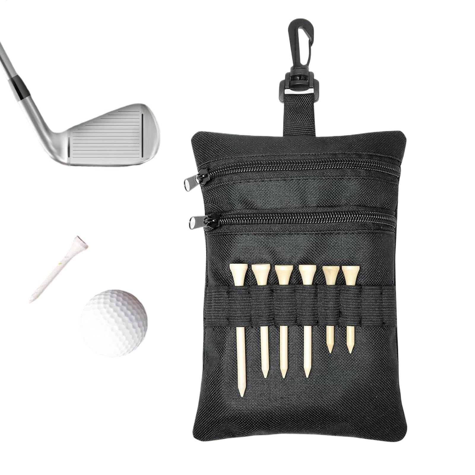 Borsellino Da Golf | Tasca Addominale Per Oggetti Di Piccole Dimensioni,La Borsetta Per I Tee Da Golf,per Cintura, Zaino, Esterno, Allenamento, Viaggio, Donne, Golfisti