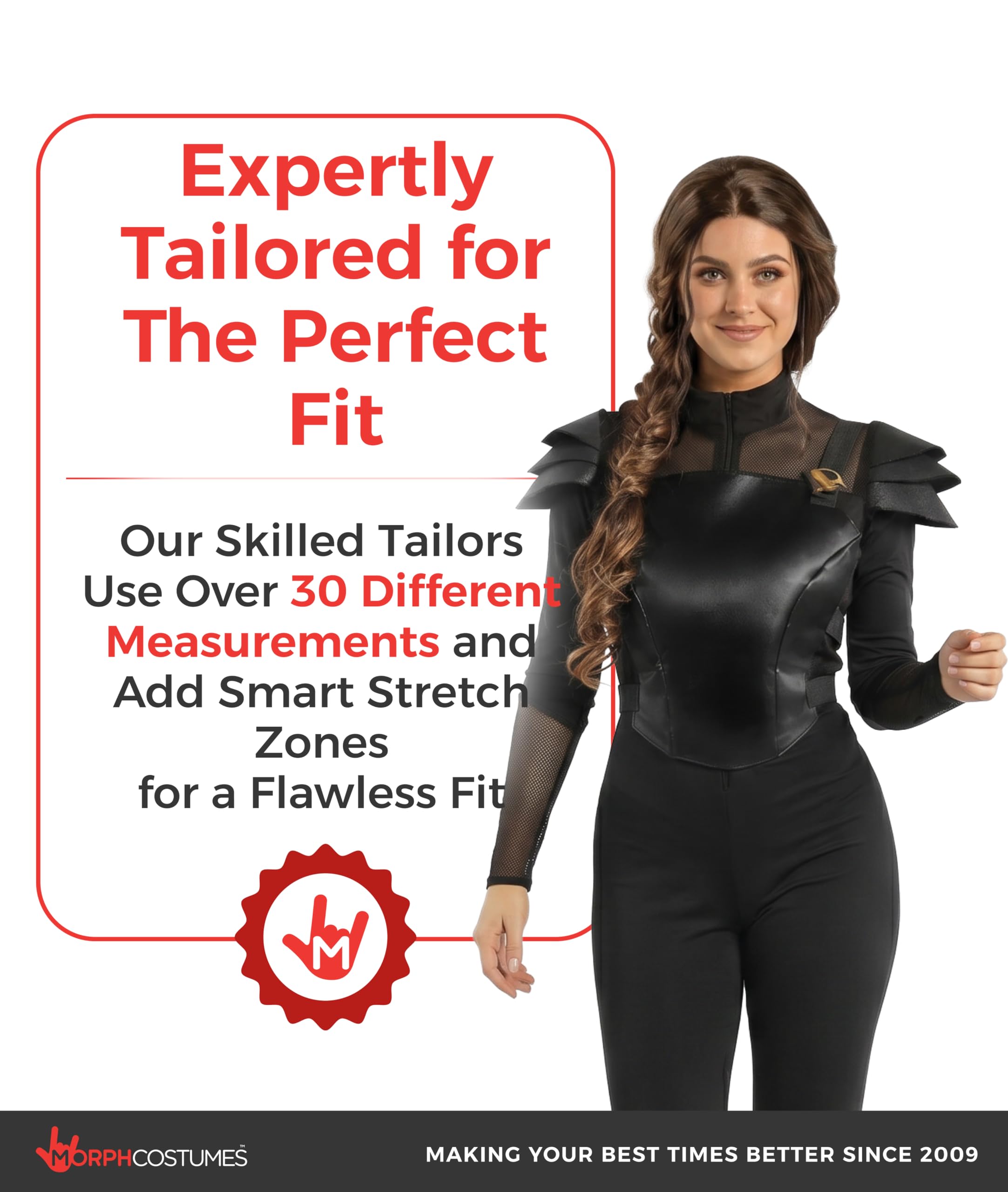 Morph Dystopisches Teenie-Kostüm Bodysuit Für Damen, Filmstar Kostüm Damen, Film Kostüm Damen, Karneval Kostüm Damen