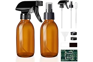 Glass Spray Bottles 4 OZ: Premium Amber Spray Bottles for Versatile Use