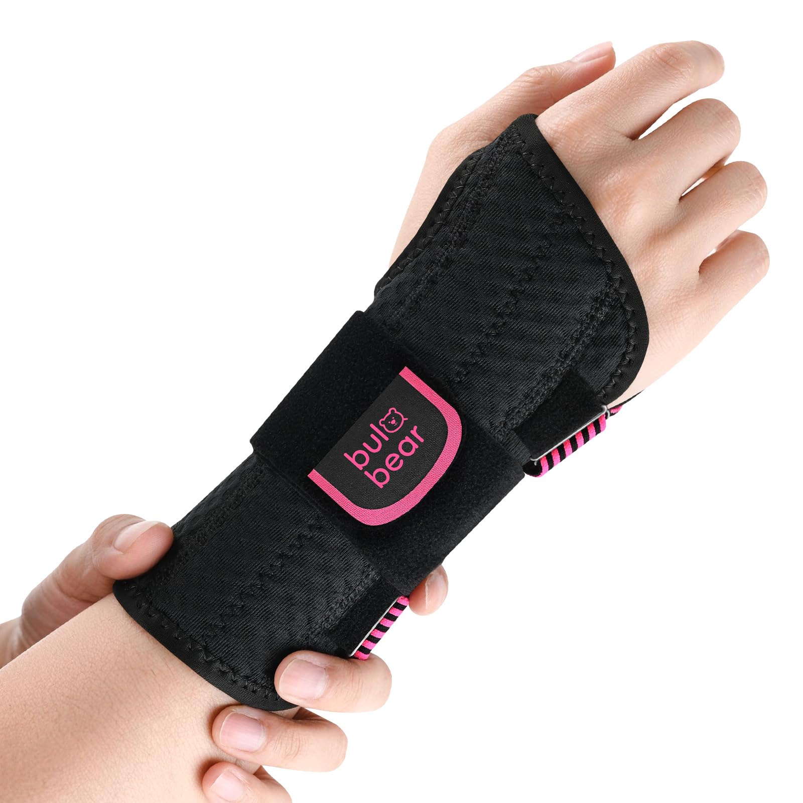 Bula Bear Carpal Tunnel Wrist Brace with Removable Splints, Night Support