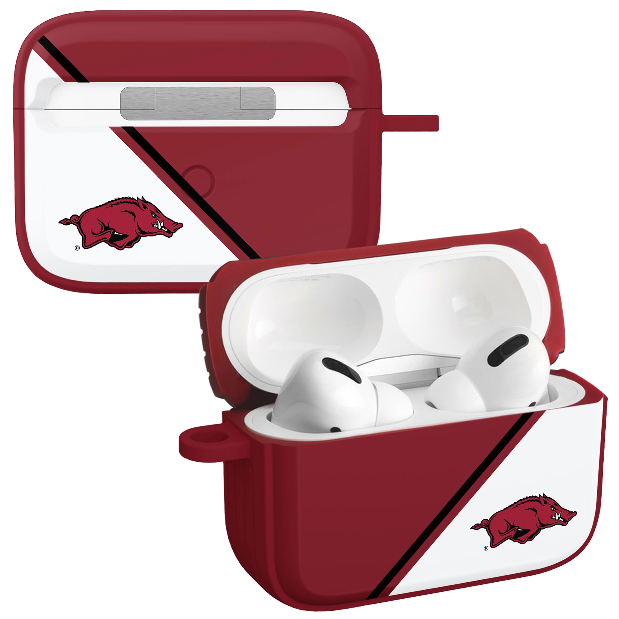 Affinity Bands Arkansas Razorbacks Champion Series HDX Case Cover Compatible with Apple AirPods Pro