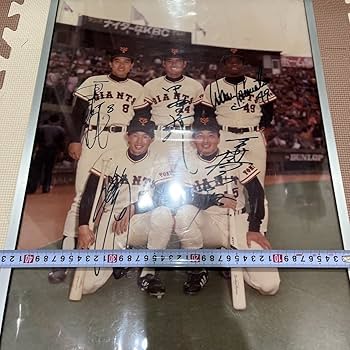 Amazon.co.jp: 原辰徳吉村禎章篠塚クロマティ中畑清直筆サイン