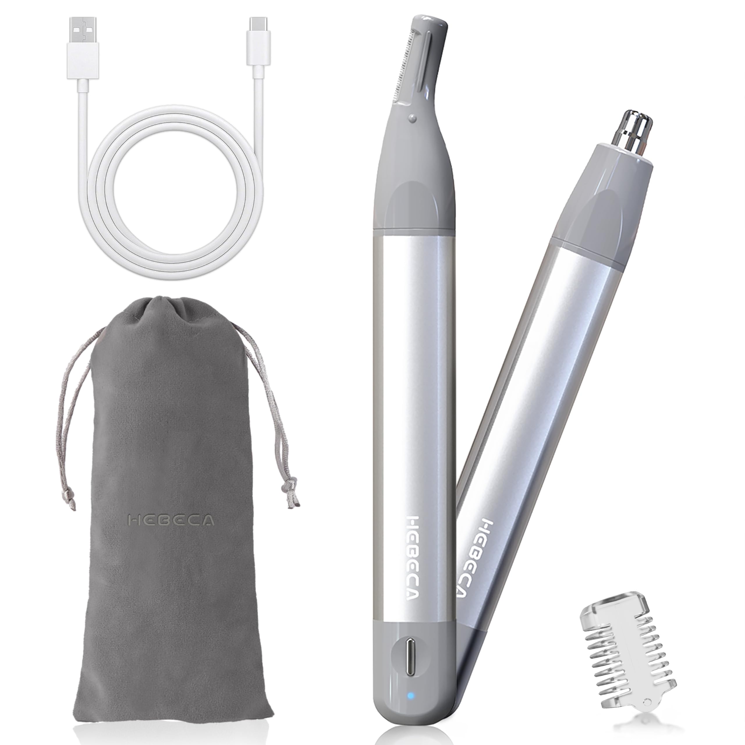 HEBECA 3-in-1 Rechargeable Facial Hair Trimmer for Women