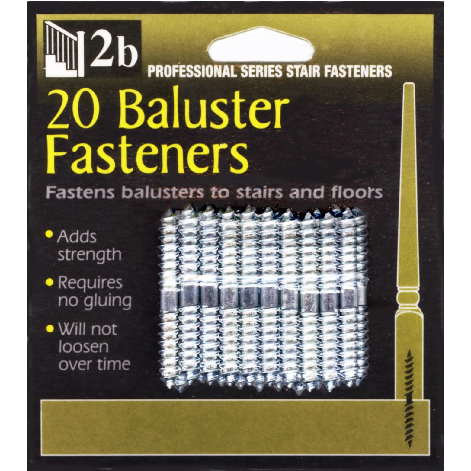Baluster Fasteners, 2" Length (Pack of 20) - Staircase Balusters - Amazon. com