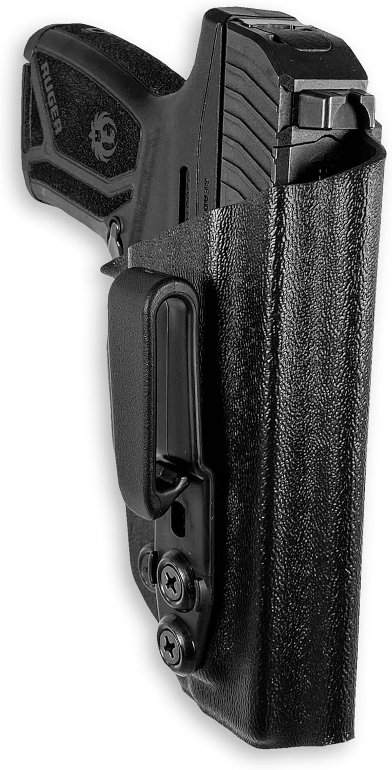 IWB Full Cover Tuckable Holster - Inside The Waistband Holster - fits Rugr Max-9