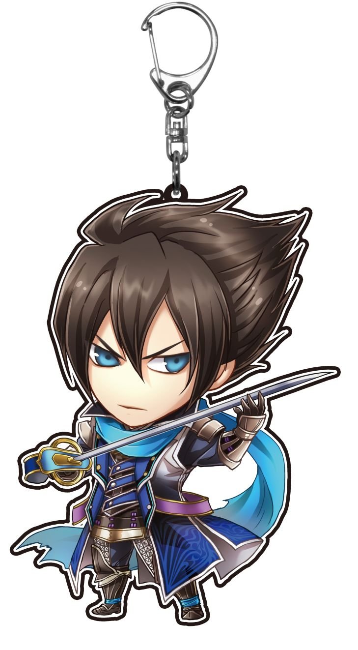 Amazon.co.jp: 戦国無双4 ミニキャラアクリルキーホルダー 藤堂高虎