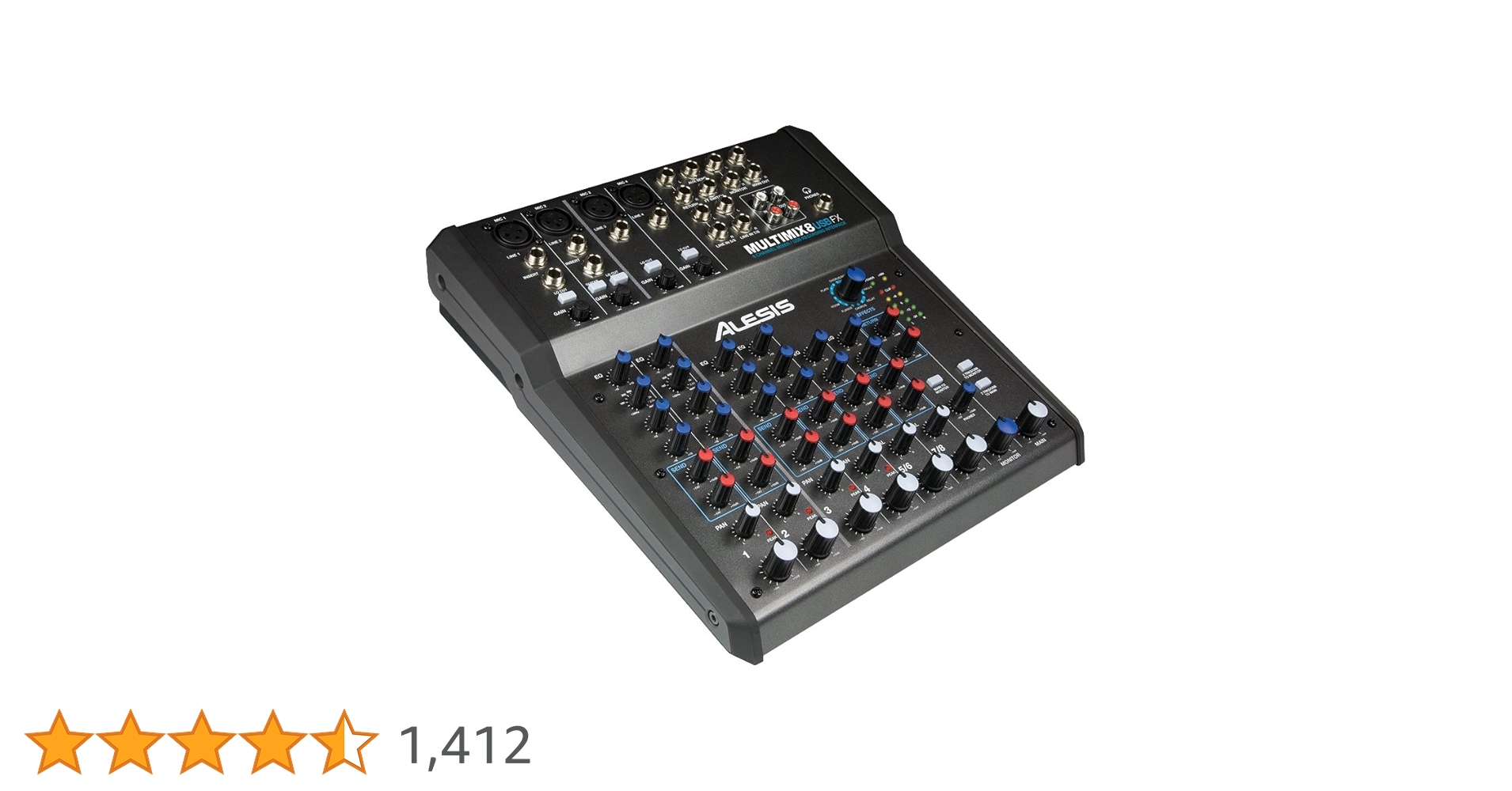 Alesis MultiMix 8 Line アナログミキサー Amazon.co.jp: Alesis エフェクター&USBオーディオ・インターフェース
