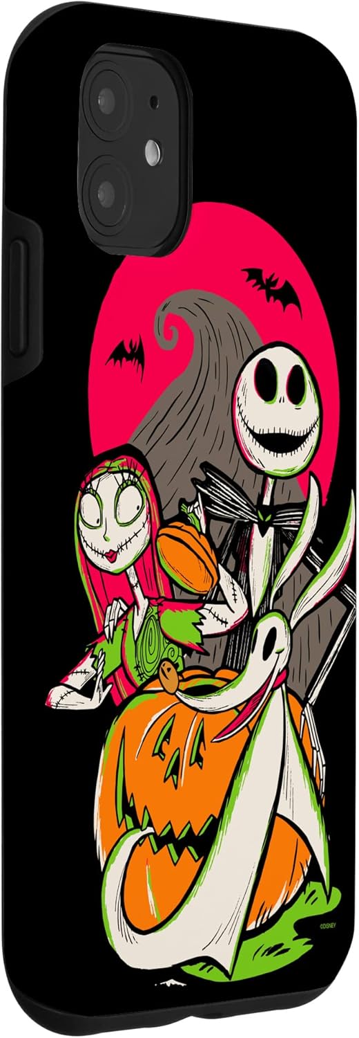 iPhone 11 Disney 100 Nightmare Before Christmas Halloween Jack & Sally Case