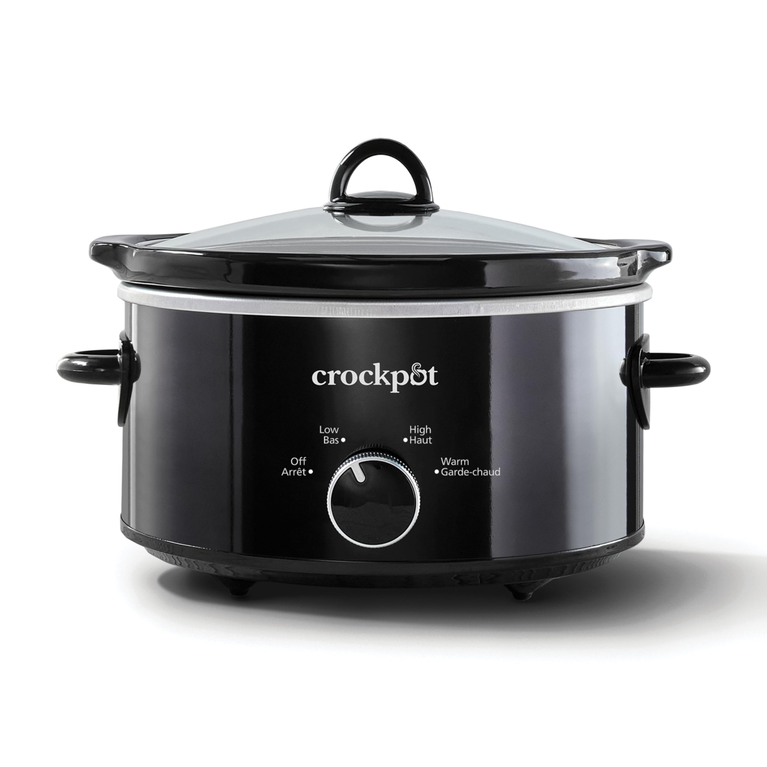 Crock-Pot 4-Quart Classic Manual Slow Cooker, Black (2166871)