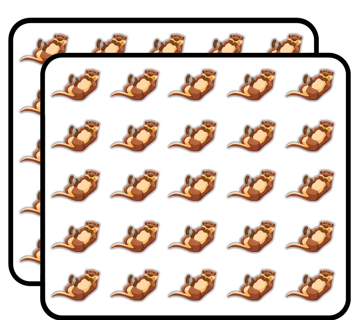 Cute Otter Sticker for Scrapbooking, Planners, DIY Crafts, Albums, and Bullet Journals – 50 Pack