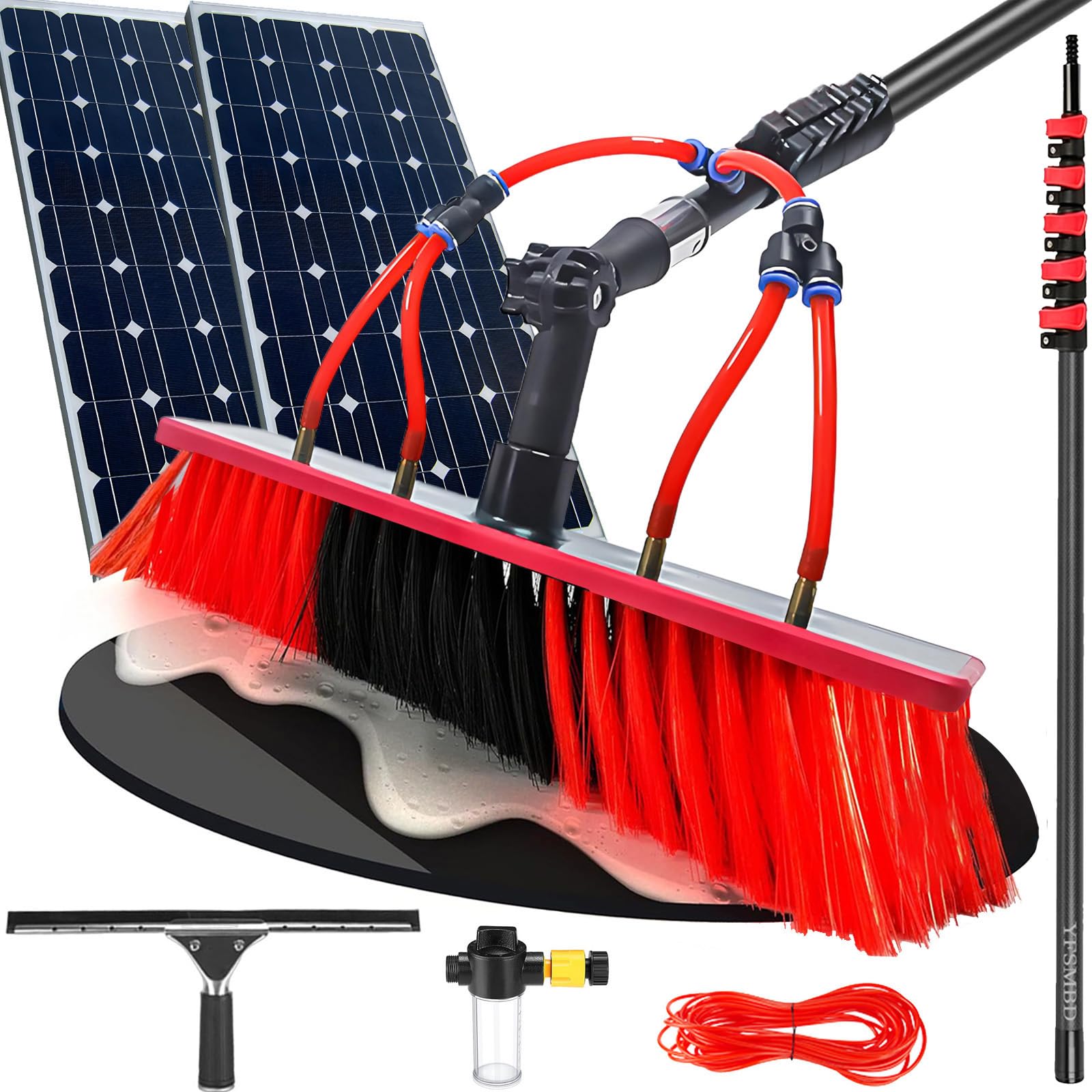 30ft Carbon Fibre Telescopic Water-Fed Window Cleaning Pole Kit