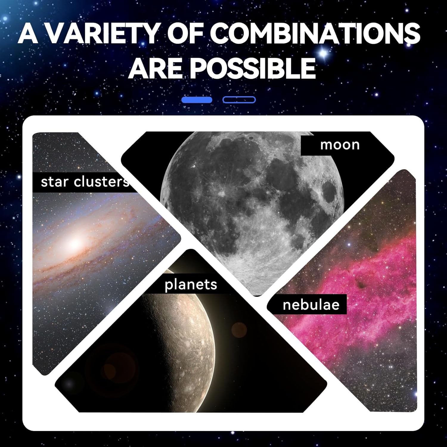 SV233 7PCS Telescope Accessory Kit for Beginner, 6mm 17mm Telescope Eyepiece, 2X Barlow Lens, Moon Filter, ND4, 82A Color Filter Bundle with SV231 Color Correction Filter, for Astronomy Visual