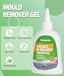 Mould Remover Gel, Powerful Mould Mildew Remover for Washing Machine, Top Load, Front Load, Tub Seal, Grout, Bathroom, Shower, Tiles, Refrigerator Strips, Kitchen Cleaner - 8 fl.oz
