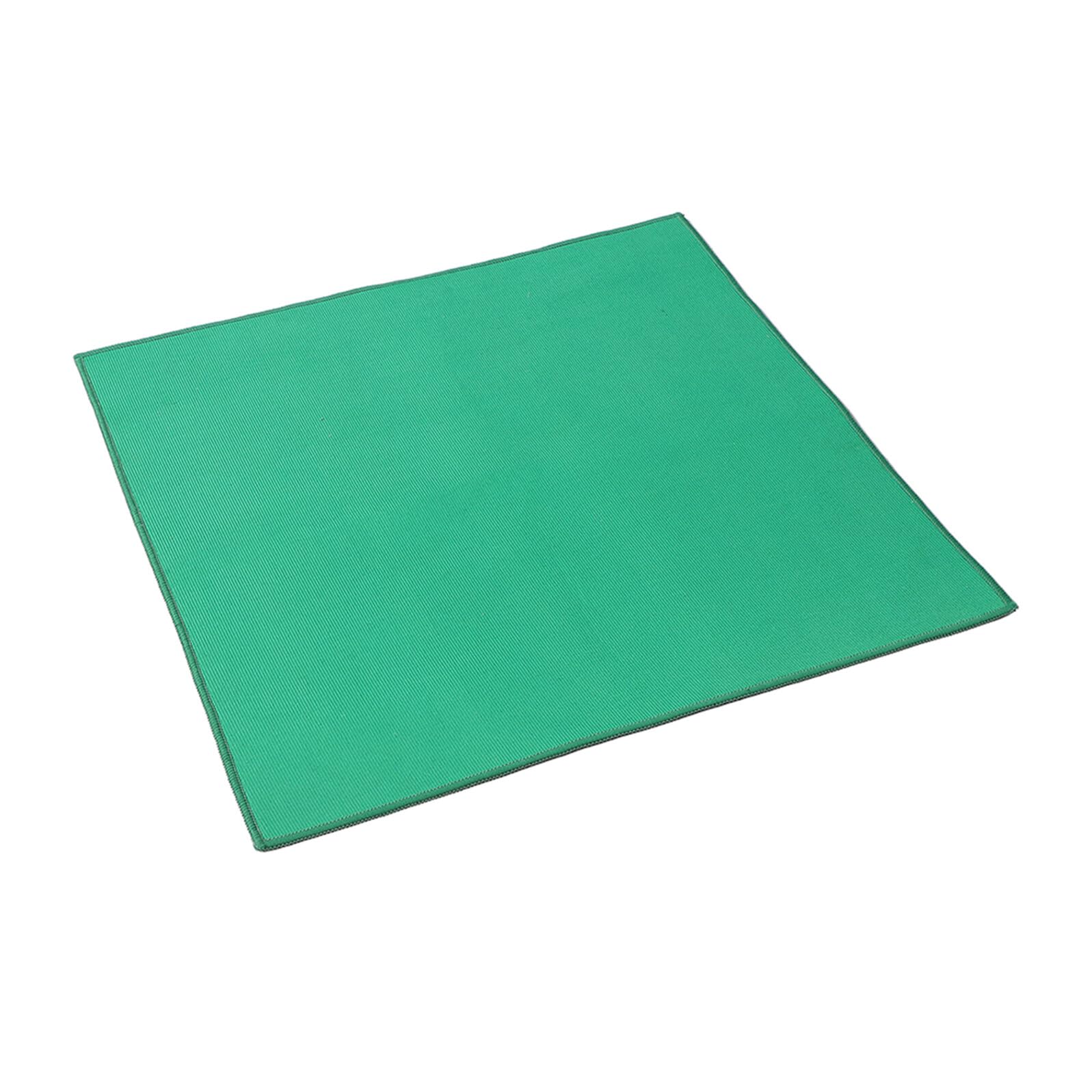 ifundom Tapete Cuadrado para Mesa de Mahjong de Tela Verde Antideslizante Reducción de Ruido Adecuado para Sesiones de Juego y Amantes del Mahjong