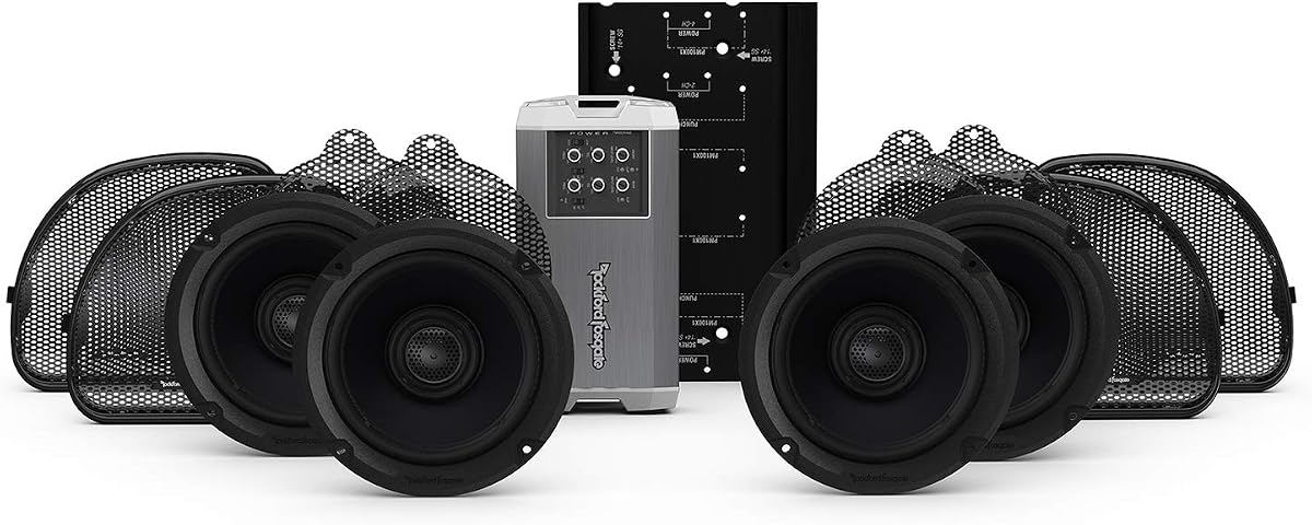 HD14U-STAGE2 Four Speakers & Amplifier Kit for 2014+ Harley-Davidson Road Glide Ultra & Street Glide Ultra
