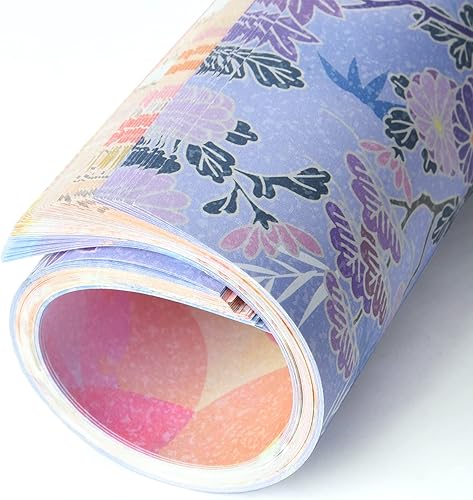 Vista 94 de Juego de 10 paquetes diferentes de papel de origami de 6 pulgadas, cuadrados, de doble cara, colores vivos, creación, fácil de plegar, manualidades