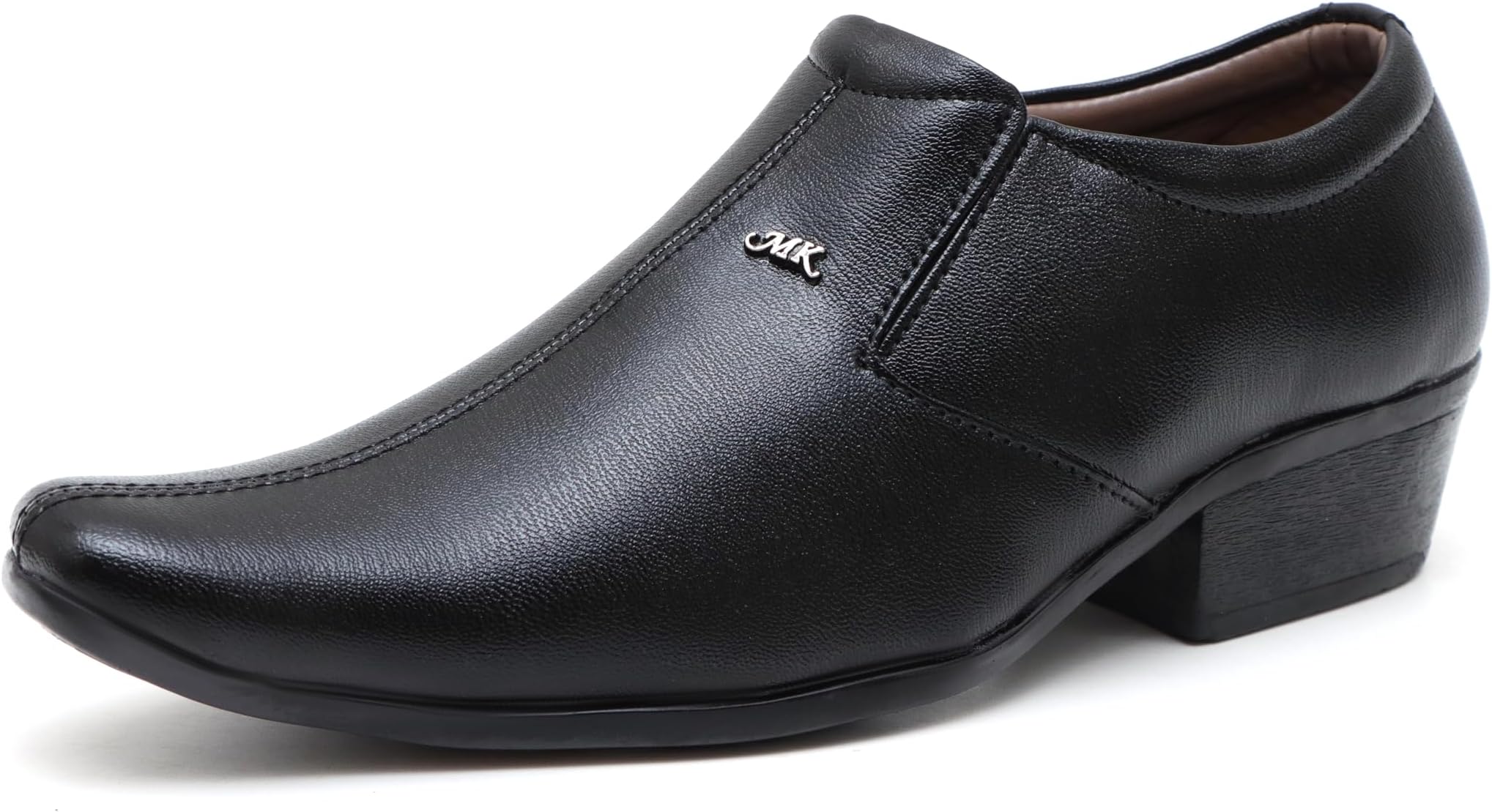 SIR CORBETT Men's Synthetic Leather Height Increasing Slip on Moccasin Formal Shoes