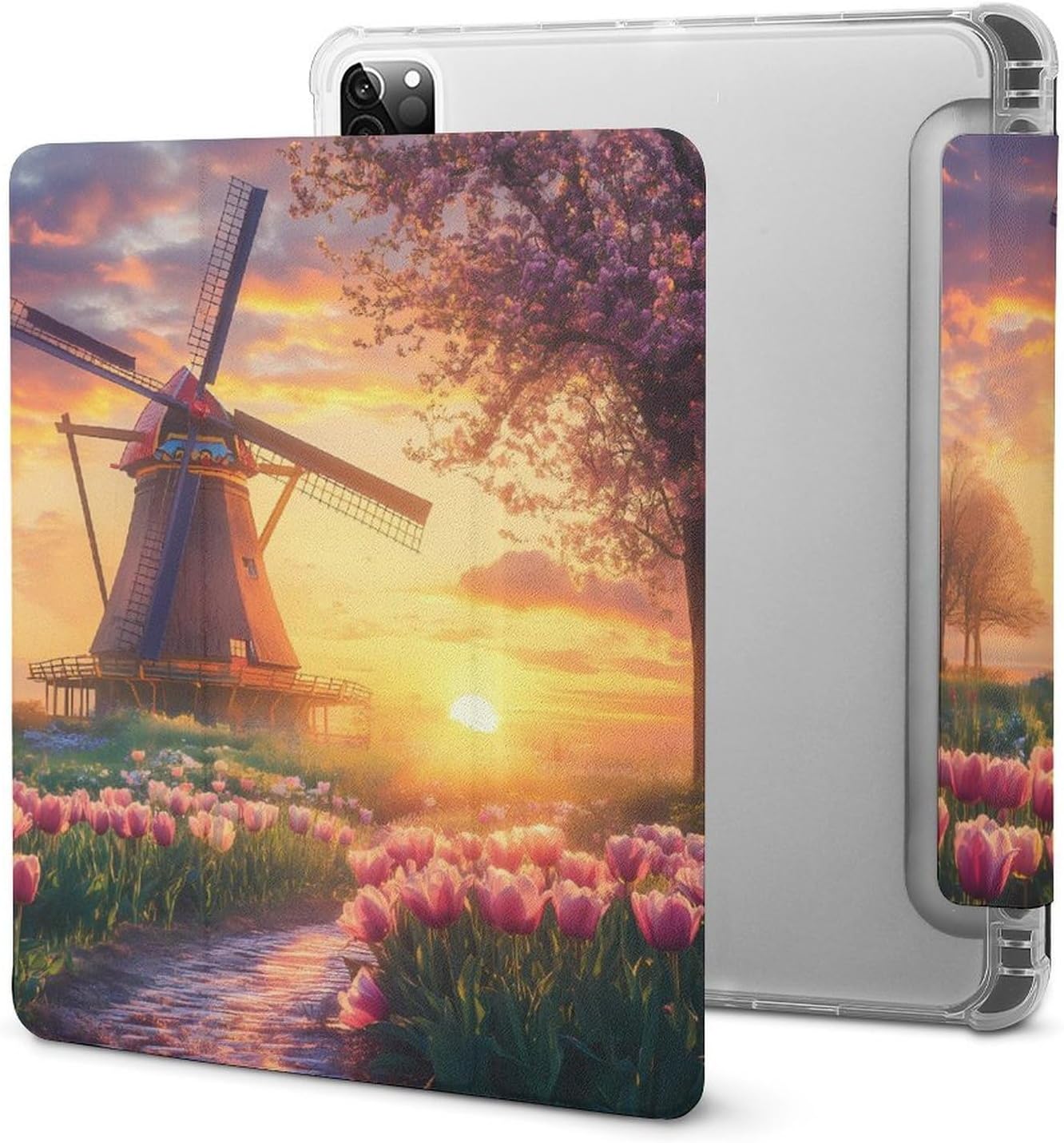 Dutch Windmill at Sunset for IPad Pro/Air/2020/2021 Case