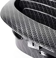 Vista 4 de Rejilla de Capó Frontal Riñón de Lujo Snap-on para 1999-2002 E46 Coupé Cabriolet Pre-facelift (1999-2002, Fibra de Carbono)