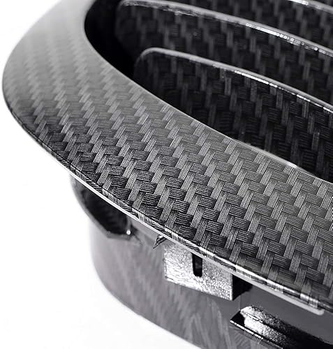 Miniatura 4 de Rejilla de Capó Frontal Riñón de Lujo Snap-on para 1999-2002 E46 Coupé Cabriolet Pre-facelift (1999-2002, Fibra de Carbono)