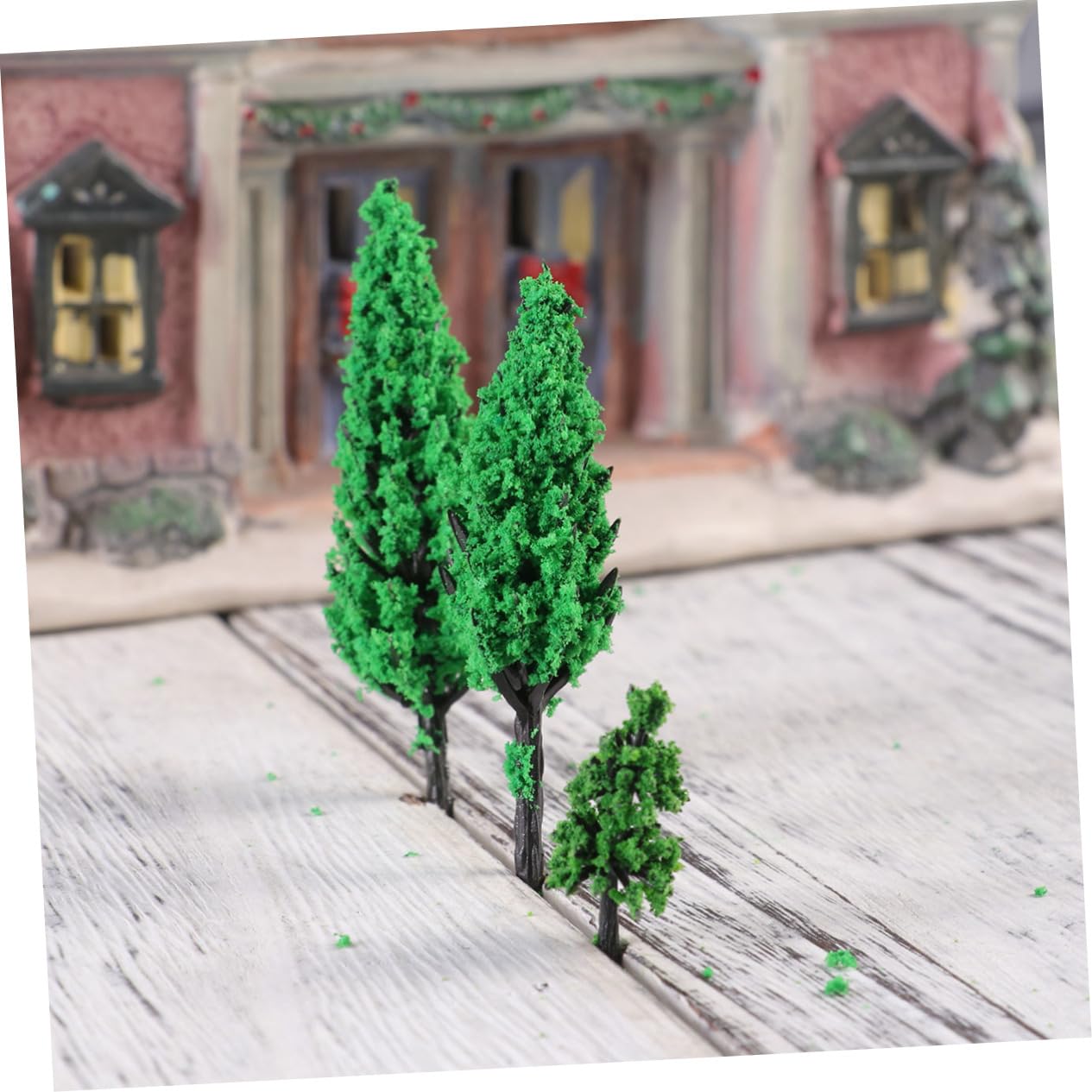 Ciieeo 150piezas Árboles para Diorama y Paisaje Diseño Realista para Escenografía De y Maquetas Aleatorios