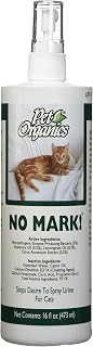NaturVet No Mark Cat Spray - Simulated Pheromones Deter Urine Marking on Furniture, Carpets & Bedding - 16oz Indoor/Outdoor Training Mist