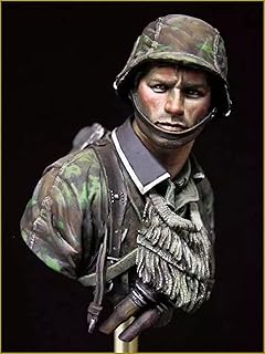 Risjc 1/10 Resin Figure Bust WWII Soldier die-cast Model kit //N67044(Unassembled and unpainted)