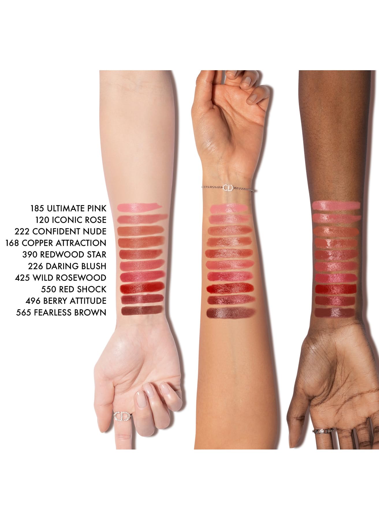 Dior Rouge Shock Shine 222 Confident Nude Ruj, 5003320831