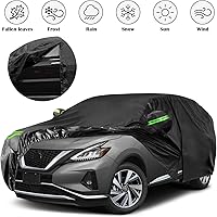 Vista 7 de Fundas impermeables para automóvil para Nissan Murano 2003-2025, 6 capas para todo clima, funda para automóvil de ajuste personalizado con puerta