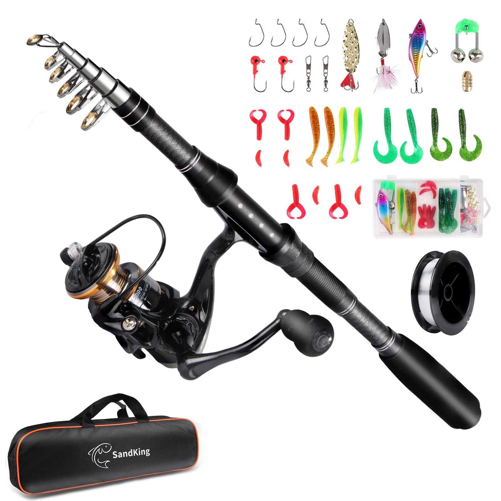 Ehowdin Fishing Pole Kit 1.8m/2.1m