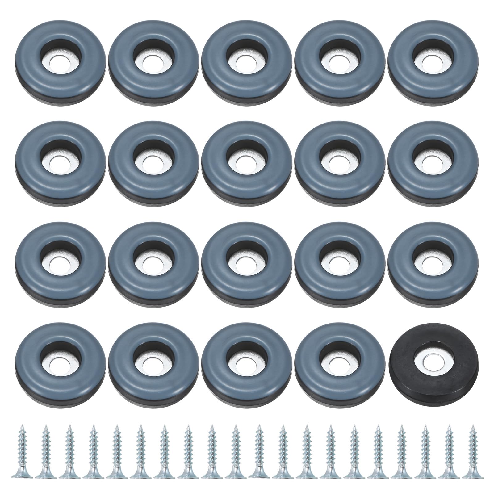 M METERXITY 40-Pack Screw on Furniture Glides Sliders