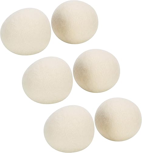 Miniatura 3 de WOOLITE Bolas de lana reutilizables para secadora de ropa, reduce el tiempo de secado a la mitad, suavizante de tela natural, reduce las arrugas de