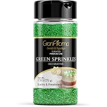 GranAroma, Green Sprinkles Jimmies, 2.56 Oz