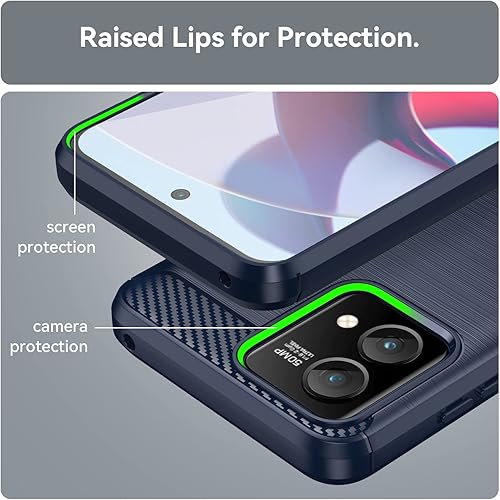 Miniatura 6 de Funda de teléfono Motorola Moto G Stylus 5G 2023, a prueba de golpes, resistente a los arañazos, TPU suave, para Moto G Stylus 5G 2023 funda (azul)