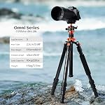 Camera Tripod, K&F Concept 68" Aluminum Tripod Monpod with 360 Degree Ball Head, 1/4" Quick Release Plate and Carrying Case Compatible with DSLR Canon Nikon Sony -Load Capacity 22lbs/10kg