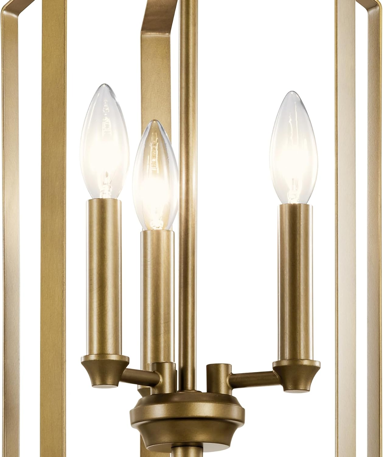 Kichler 42499NBR Morrigan Pendant, 3-Light 180 Total Watts, Natural Brass