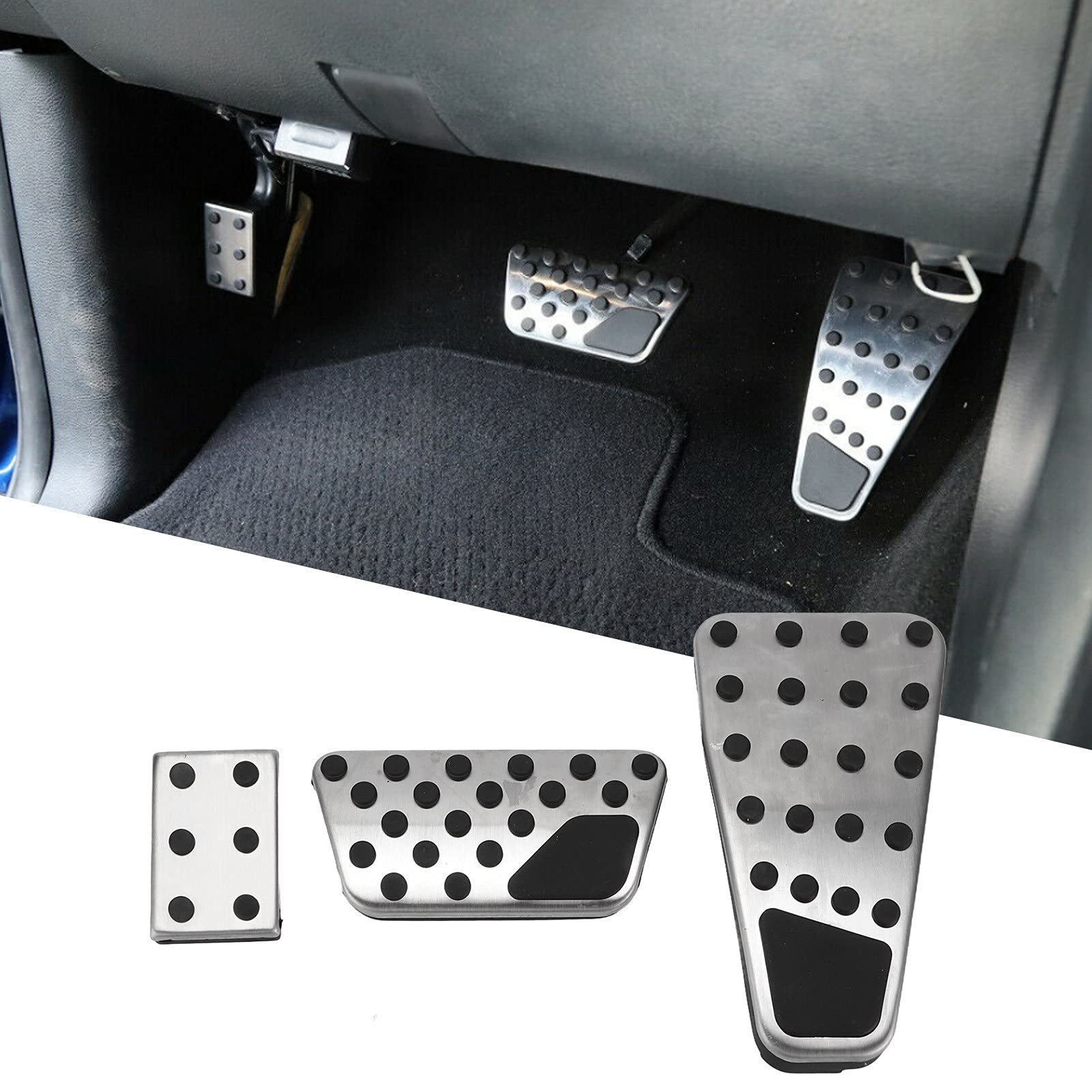TKSE Pédale D'accélérateur Frein Repose-pieds Antidérapant Remplacement Pour Dodge Ram 1500 Classic 2500 3500 4500 5500 09-19