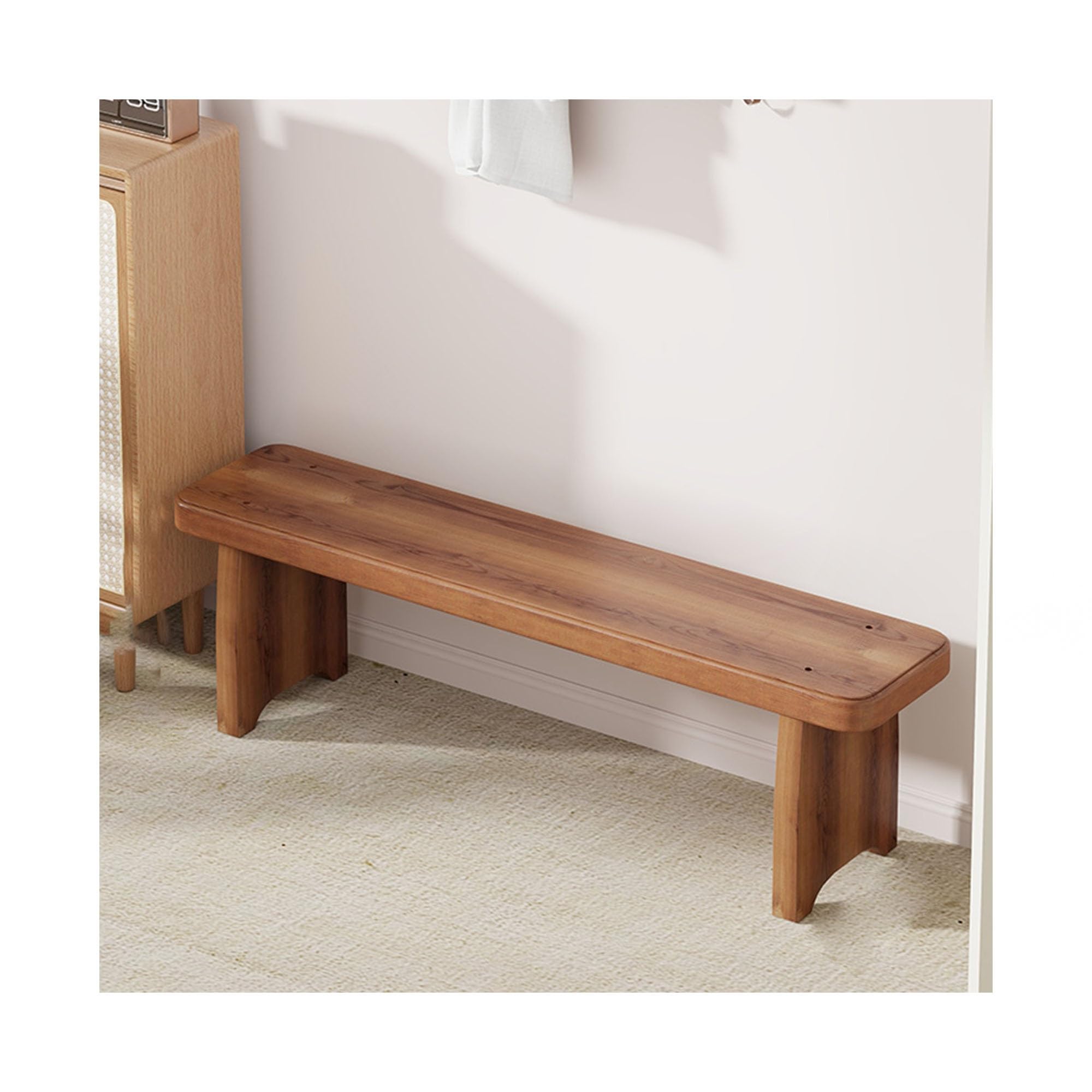 Banc d'entrée vintage en bois pour sublimer votre couloir et table à manger