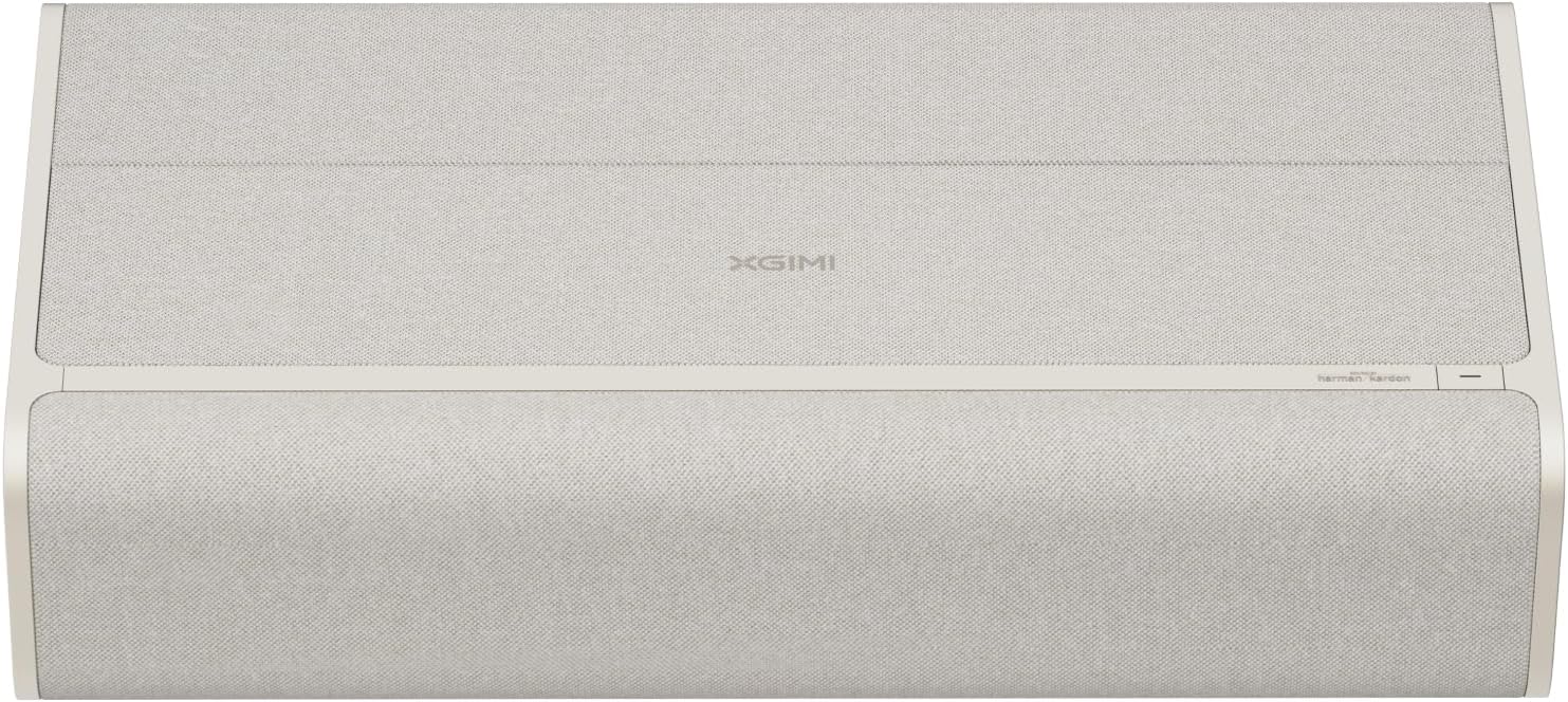 XGIMI AURA 2 GTV UST Laser Projector: 2300 ISO Lumens, Dolby Vision, IMAX Enhanced, 1M:1 Contrast, Harman Kardon - White