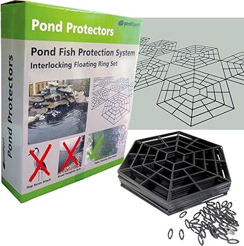 Image PondXpert Pond Protector Floating Fish Pond Net. Interlocking Rings. Protect Fish from Heron. Super Value Pond Netting. Image PondXpert Pond Protector Floating Fish Pond Net. Interlocking Rings. Protect Fish from Heron. Super Value Pond Netting.