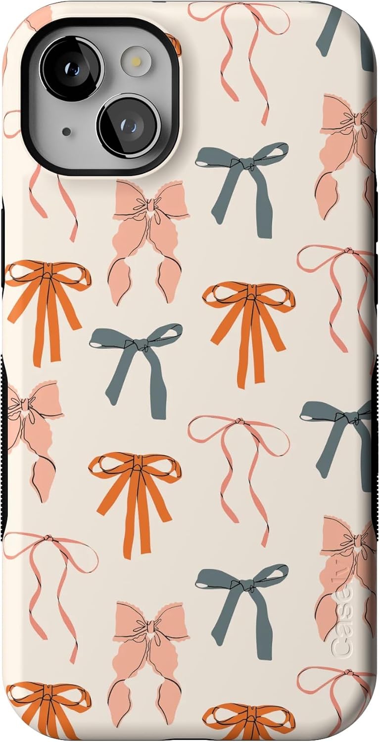 Casely iPhone 14 Plus Case | Gourdy Girlie | Harvest Bows | Compatible with MagSafe | Bold Protective Design