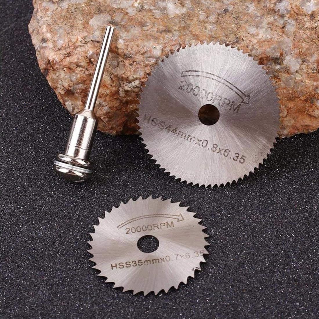 Dischi Da Taglio Per Dremel - 8 Pezzi Lame HSS, Per Legno, Plastica, Metallo Morbido E Fibra Di Vetro, Ideali Per Fai Da Te E Lavorazioni Di Precisione - Foto 3