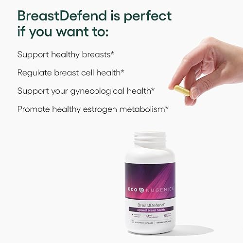 Miniatura 5 de EcoNugenics BreastDefend - Suplemento DIM para apoyar la salud óptima de los senos para mujeres, equilibrio hormonal estrógeno, apoyo inmunológico,