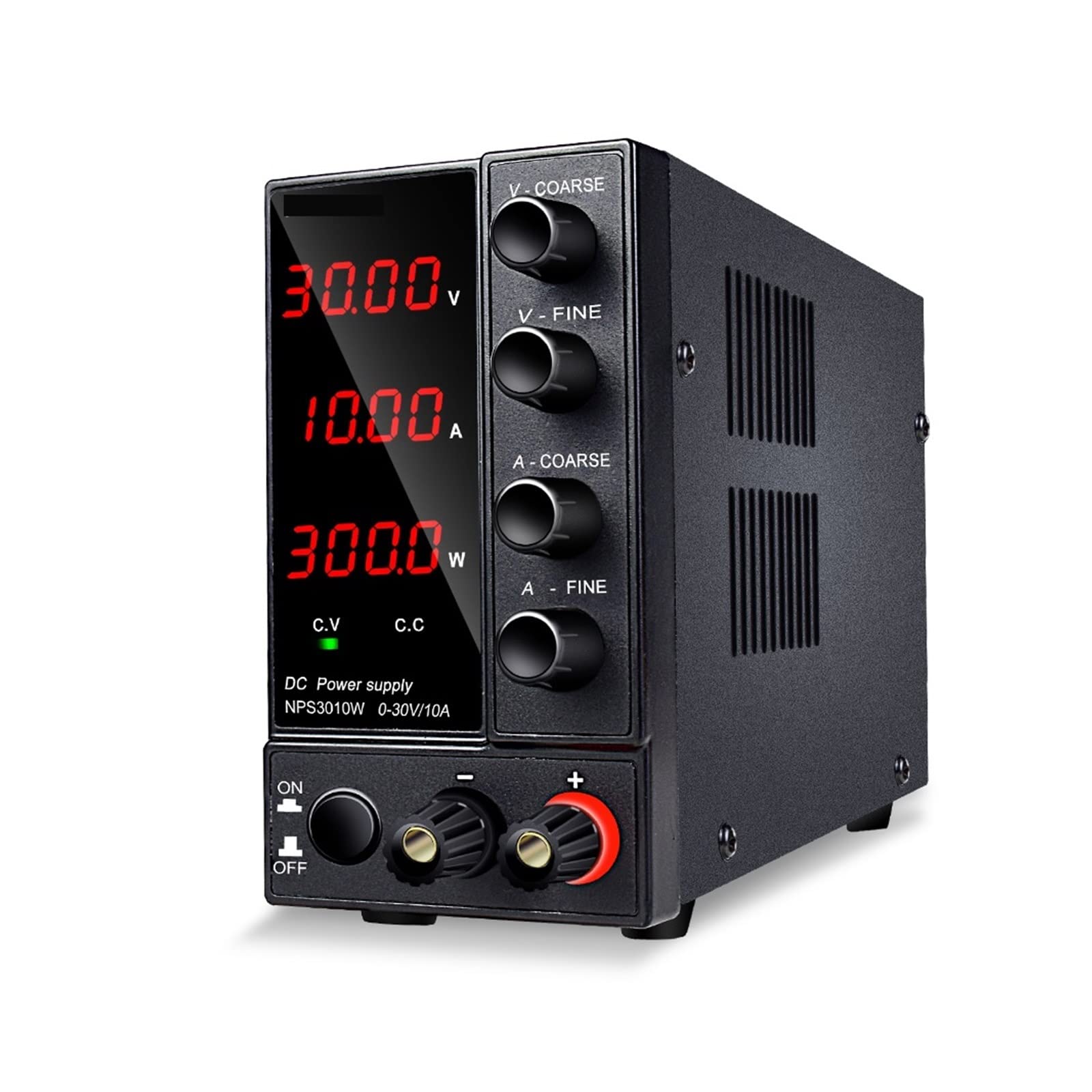 Fuente de alimentación de laboratorio de 30v 10a, fuente de alimentación de CC de conmutación ajustable, regulador de voltaje, fuente de alimentación de banco Variable(3 digits NPS 30V 10A)