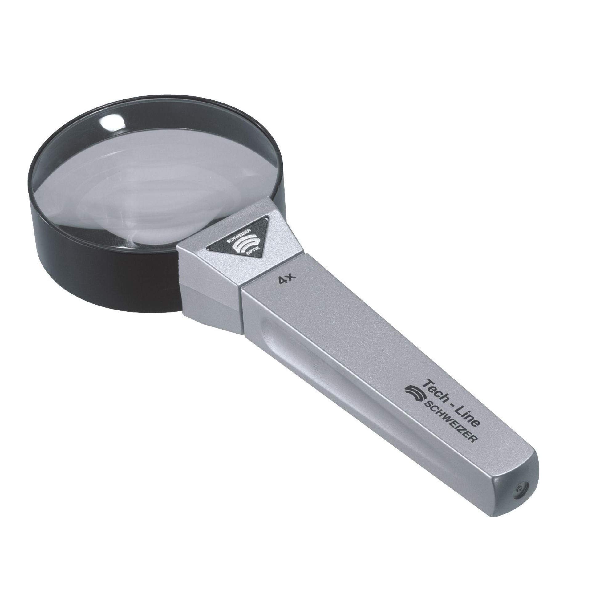 Schweizer Lupa de Mano Tech-Line 4X