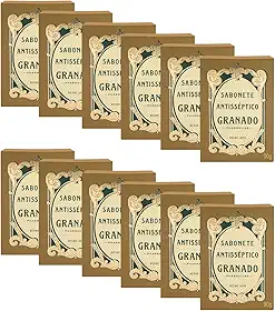 Granado Sabonete Antisséptico, Natural, 90g, 12 unidades