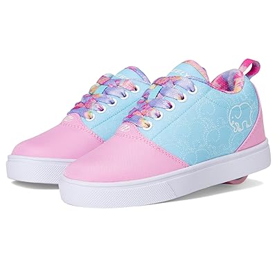 Heelys Ivory Ella Pro 20 (Little Kid/Big Kid/Adults) Girls Shoes Light Blue/Pink