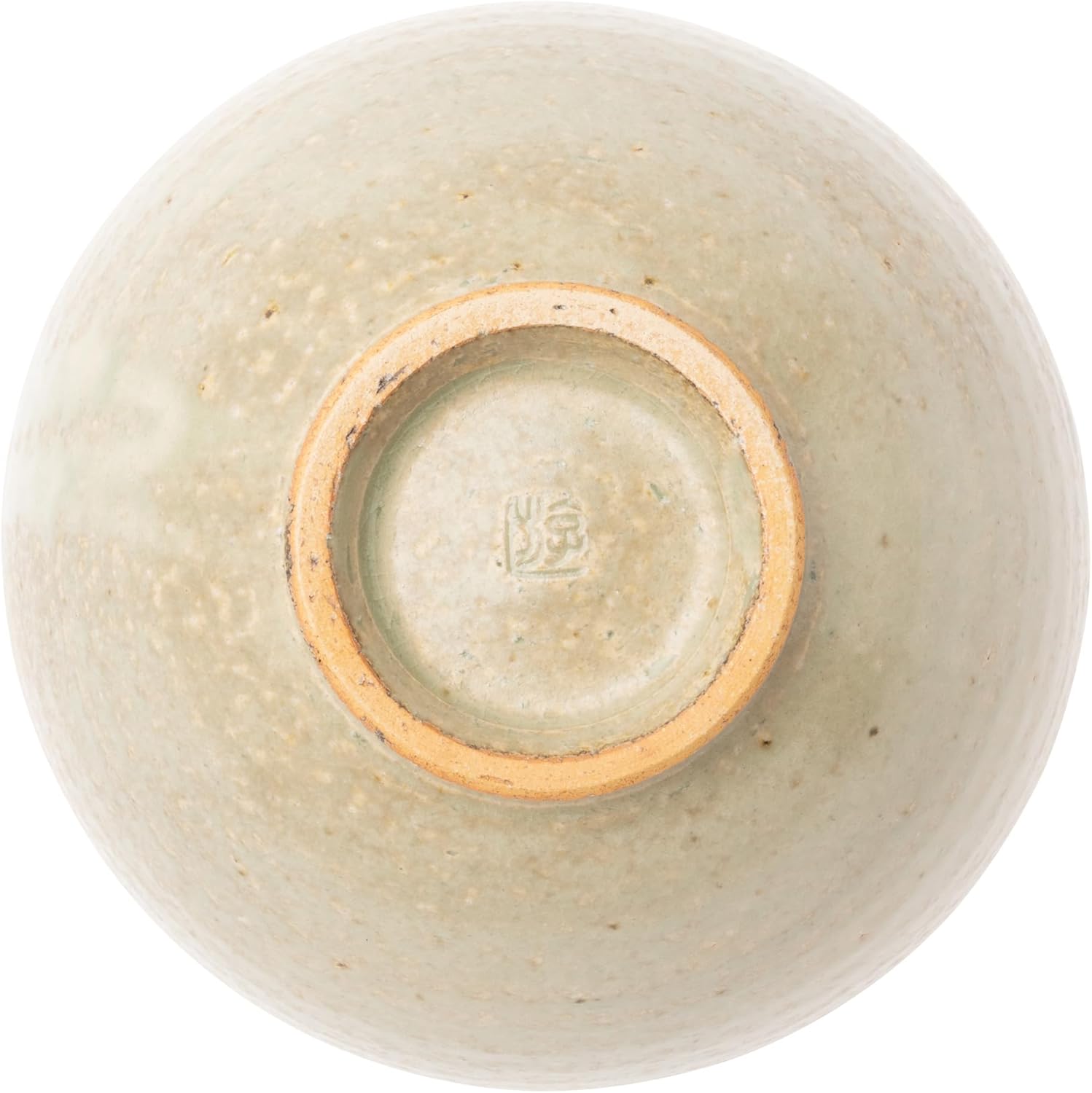 丸伊製陶 Marui Pottery 3-4117 Shigaraki Ware Hechimon Matcha Rice Bowl, Diameter Approximately 4.7 inches (12 cm), White Vidro Cream